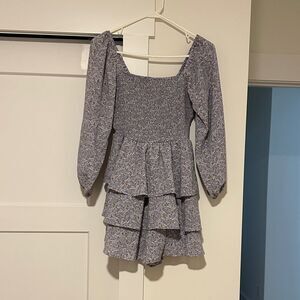 Entro Purple Floral Romper SIZE M